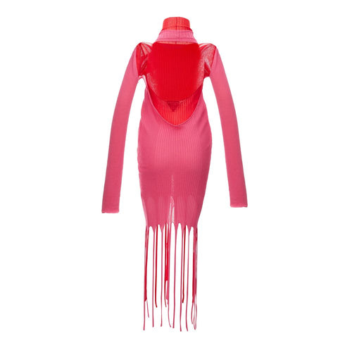 Bottega Veneta Pink Cotton Casual Women's Dress