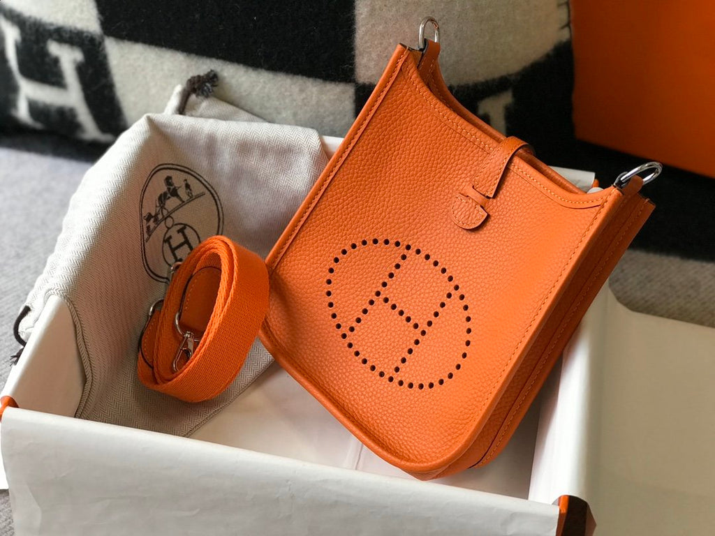 Evelyne 16 Amazone Bag Orange With SiLouis Vuittoner-Toned Hardware For Women, Shoulder And Crossbody Bags 6.3in/16cm
