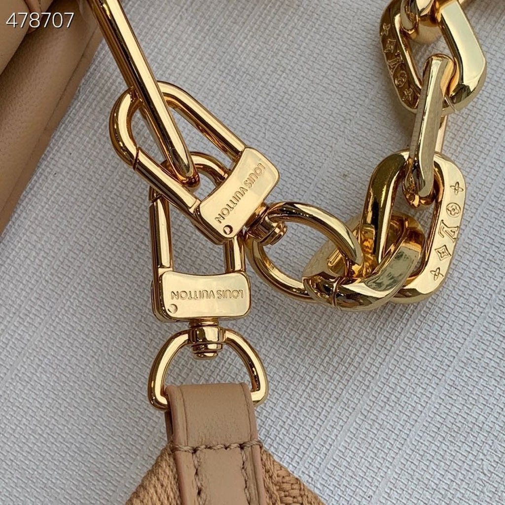Louis Vuitton Coussin PM Monogram Embossed Puffy Cream For Women, WomenÃƒÂ¢Ã¢â€šÂ¬Ã¢â€žÂ¢s Handbags, Shoulder And Crossbody Bags 10.2in/26cm Louis Vuitton