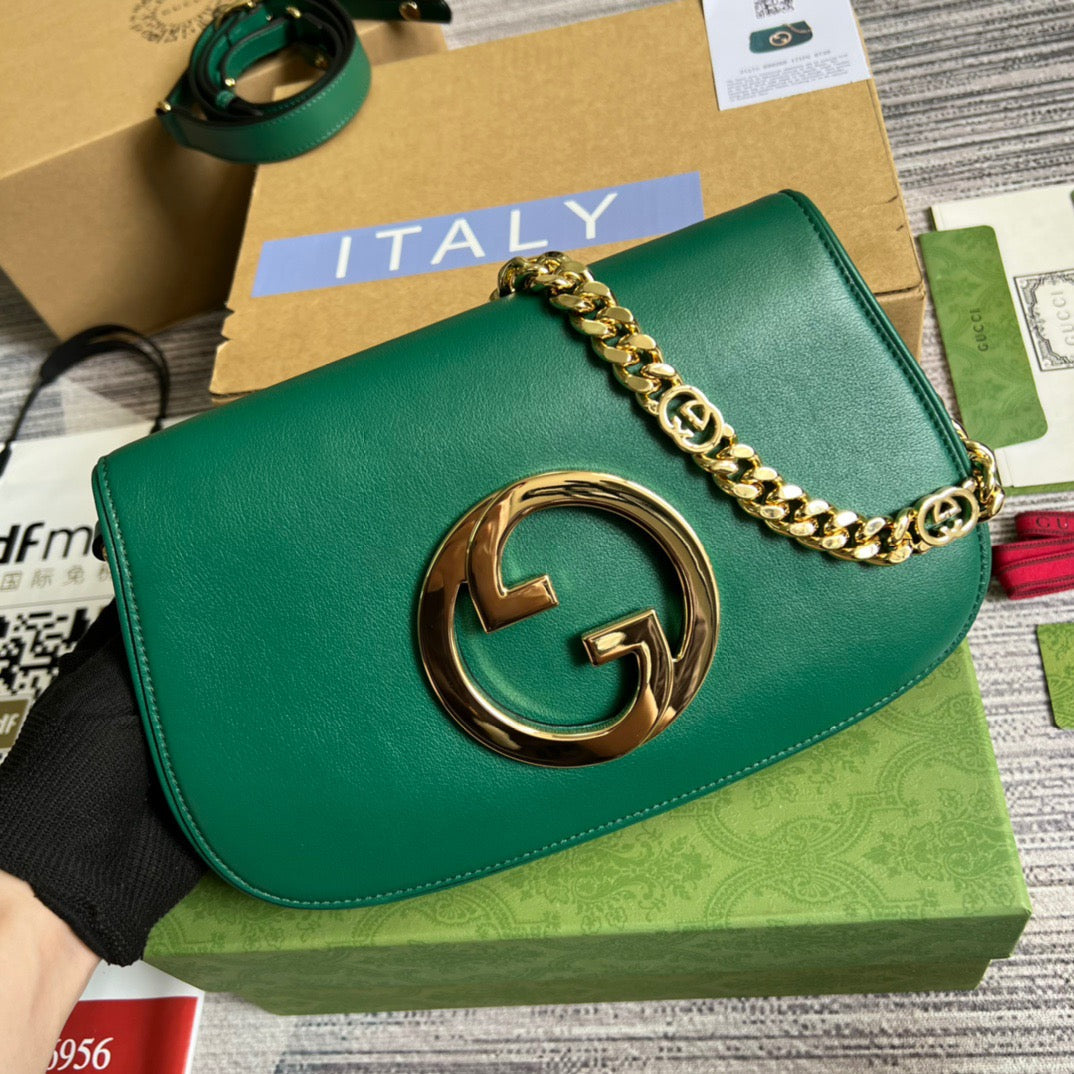 BlonGLAMIe Shoulder Bag Green For Women, Women’s Bags 11in/28cm GlamiÃ¢â‚¬Å½