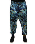 Dolce & Gabbana Multicolor Marble Print Jogger Men Sweatpants Pants