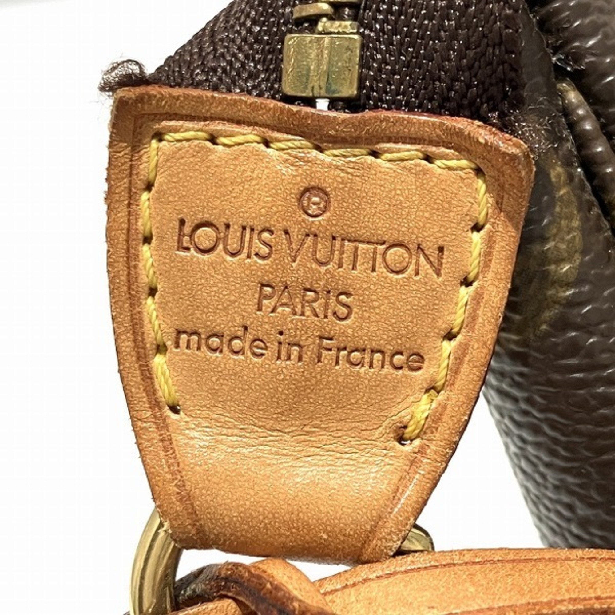 Louis Vuitton Pochette Accessoire  Canvas Clutch Bag