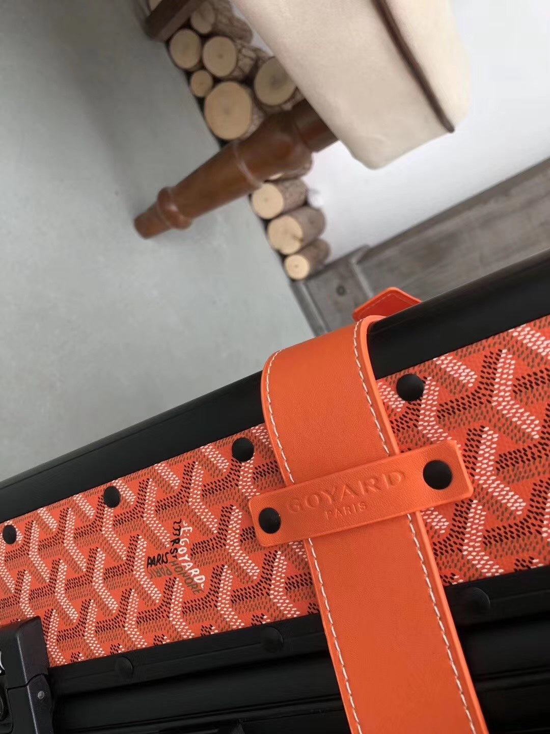 Goyard Rolling Vali Orange For MLB, LuGucciage 20in/51cm Top Quality