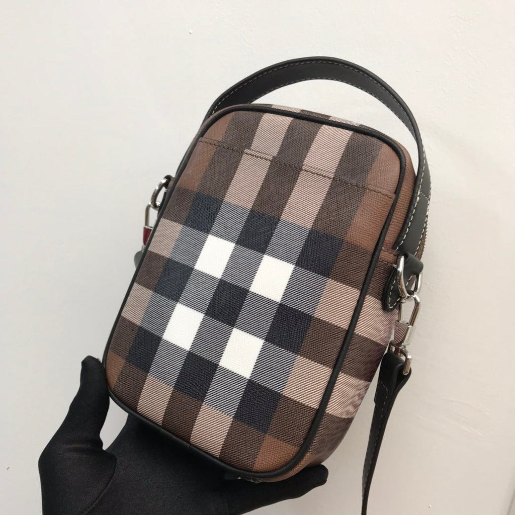 Burberry Check And Crossbody Bag For Men, Bags 7.7in/19.5cm 80491181