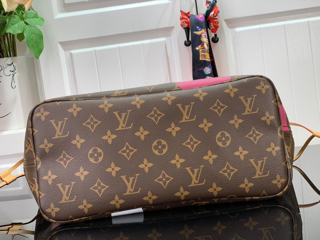 Louis Vuitton Neverfull MM Game On Tote Bag Monogram Canvas By Nicolas Ghesquiere For Women,  Shoulder Bags 12.2in/31cm Louis Vuitton M57452