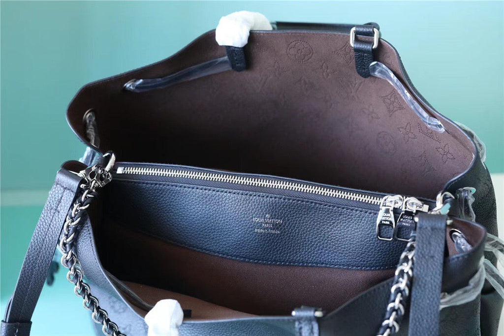 Louis Vuitton Bella Tote Mahina Black For Women,  Shoulder And Crossbody Bags 12.6in/32cm Louis Vuitton M59200