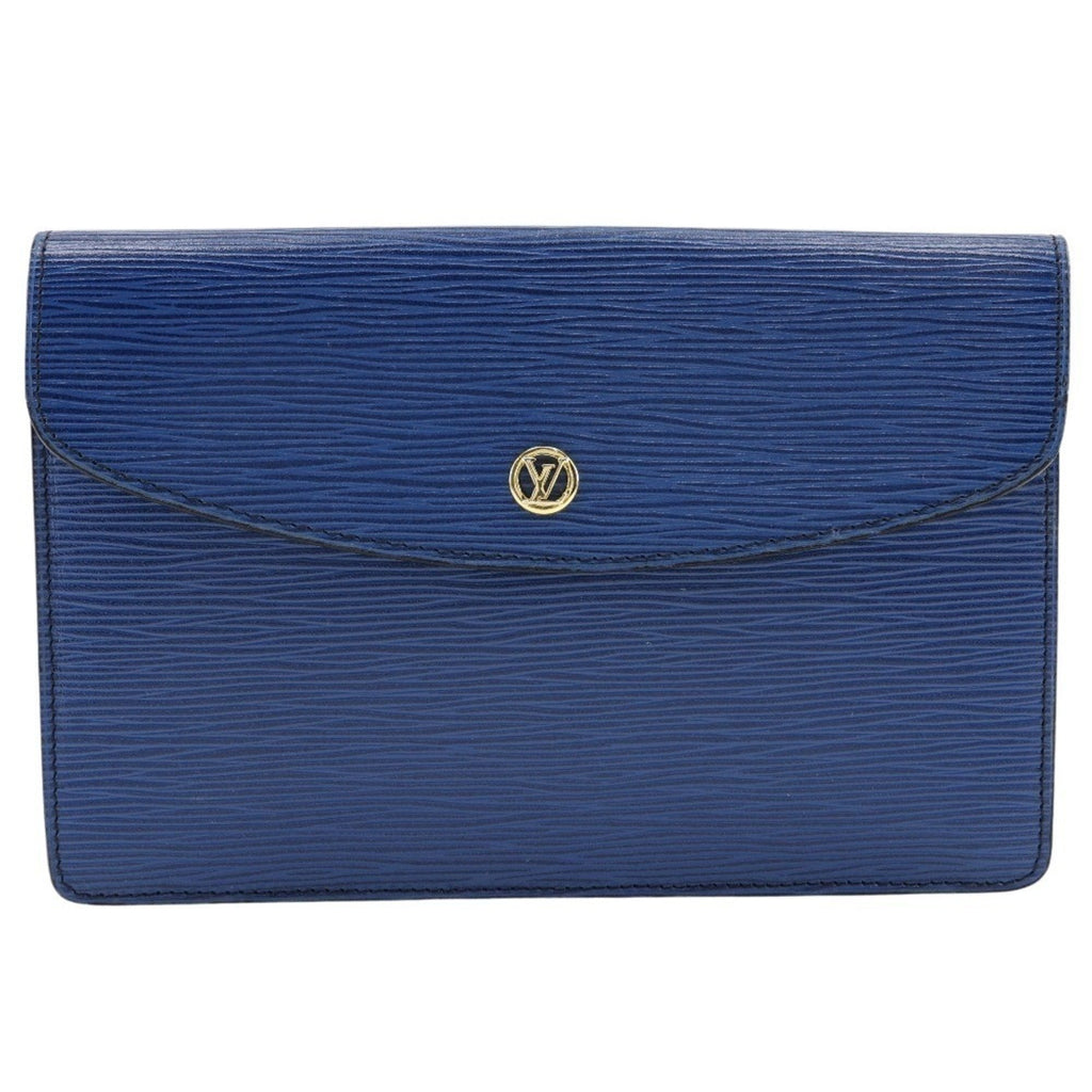 Louis Vuitton Montaigne  Leather Clutch Bag