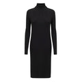 Bottega Veneta Black Wool Long Women's Dress