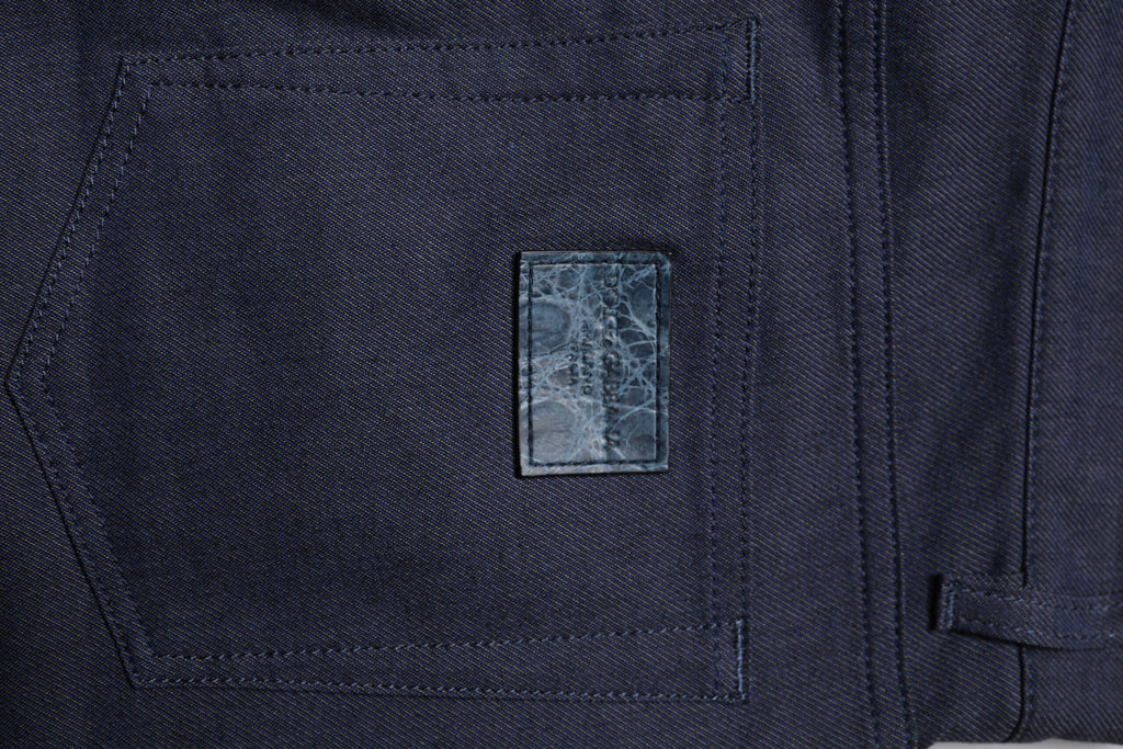 Dolce & Gabbana Dark Blue Cotton Stretch Skinny Denim Jeans