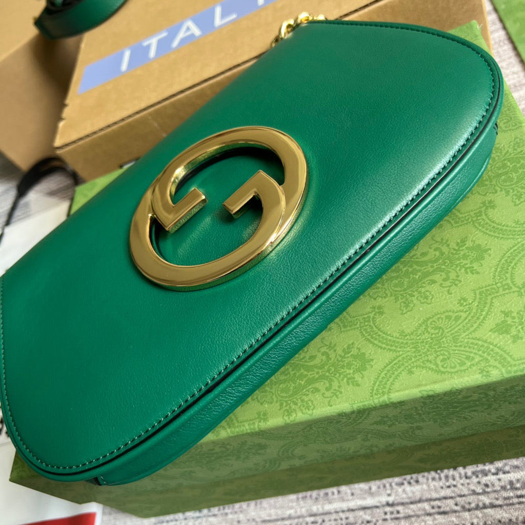 Gucci BlonDiore Shoulder Bag Green For Women, Women’s Bags 11in/28cm Gucci‎