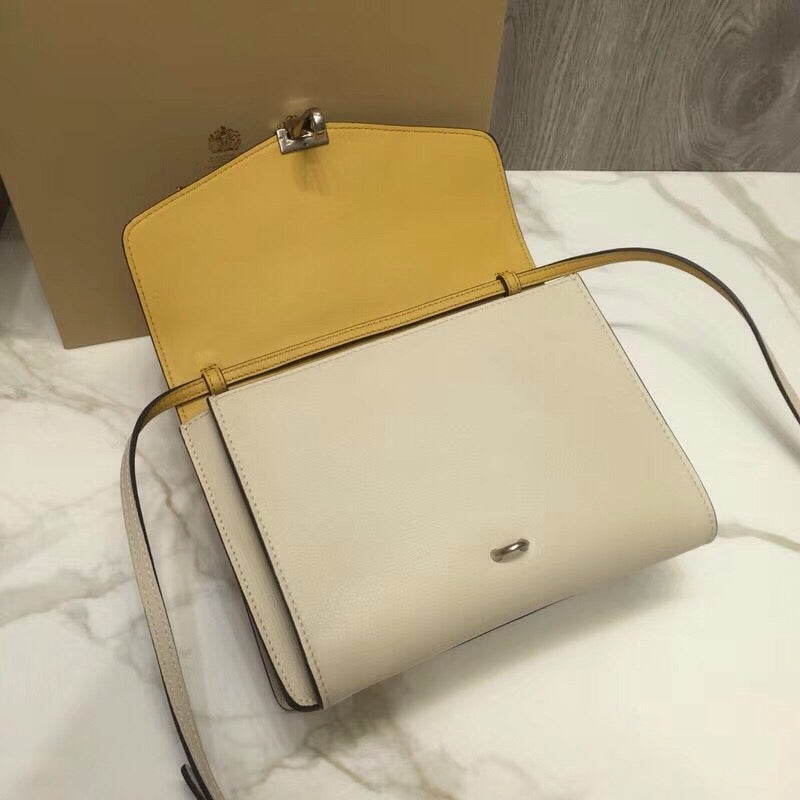 Small Macken Colorblock Crossbody Beige/Yellow Bag For Women, Bags 9.5in/24cm