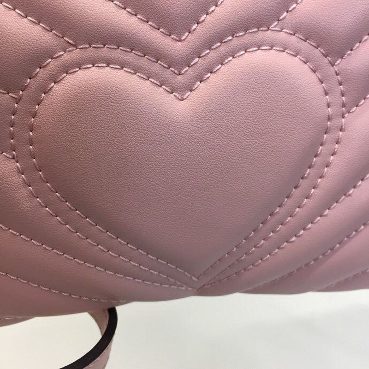 Marmont Small MatelassÃƒÂ© Shoulder Bag Dusty Pink MatelassÃƒÂ© Chevron For Women 10in/26cm 443497 DTGLAMIT 5729