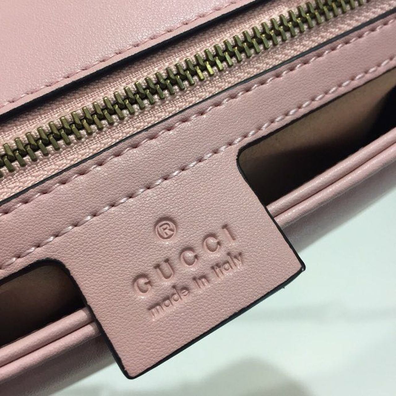Gucci Marmont Small Matelassé Shoulder Bag Dusty Pink Matelassé Chevron For Women 10in/26cm Gucci 443497 DTDiorT 5729