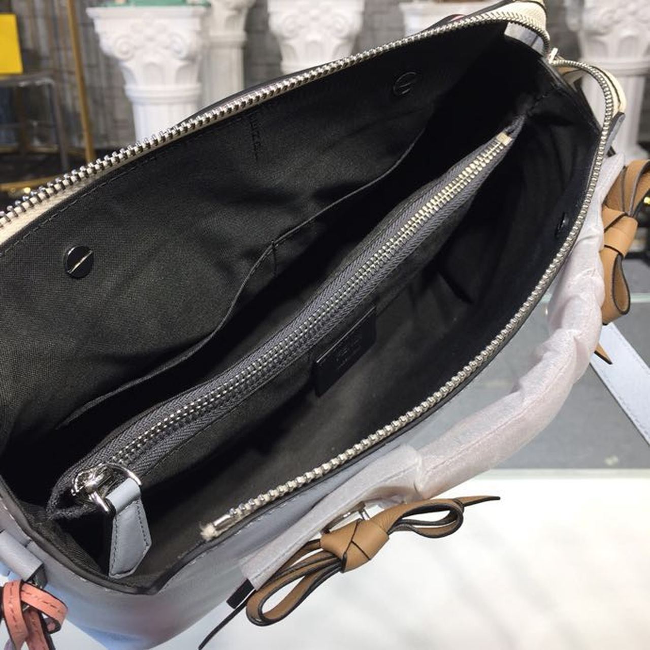 By The Way MeDiorum Light Blue For Women, Women’s Hangbags, Shoulder And Crossbody Bags 11.4in/29cm FF 8BL146