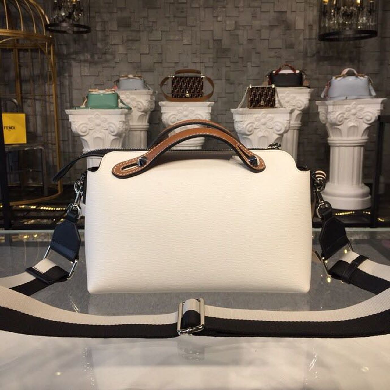 By The Way MeGLAMIum White For Women, Hangbags, Shoulder And Crossbody Bags 11.4in/29cm FF 8BL146