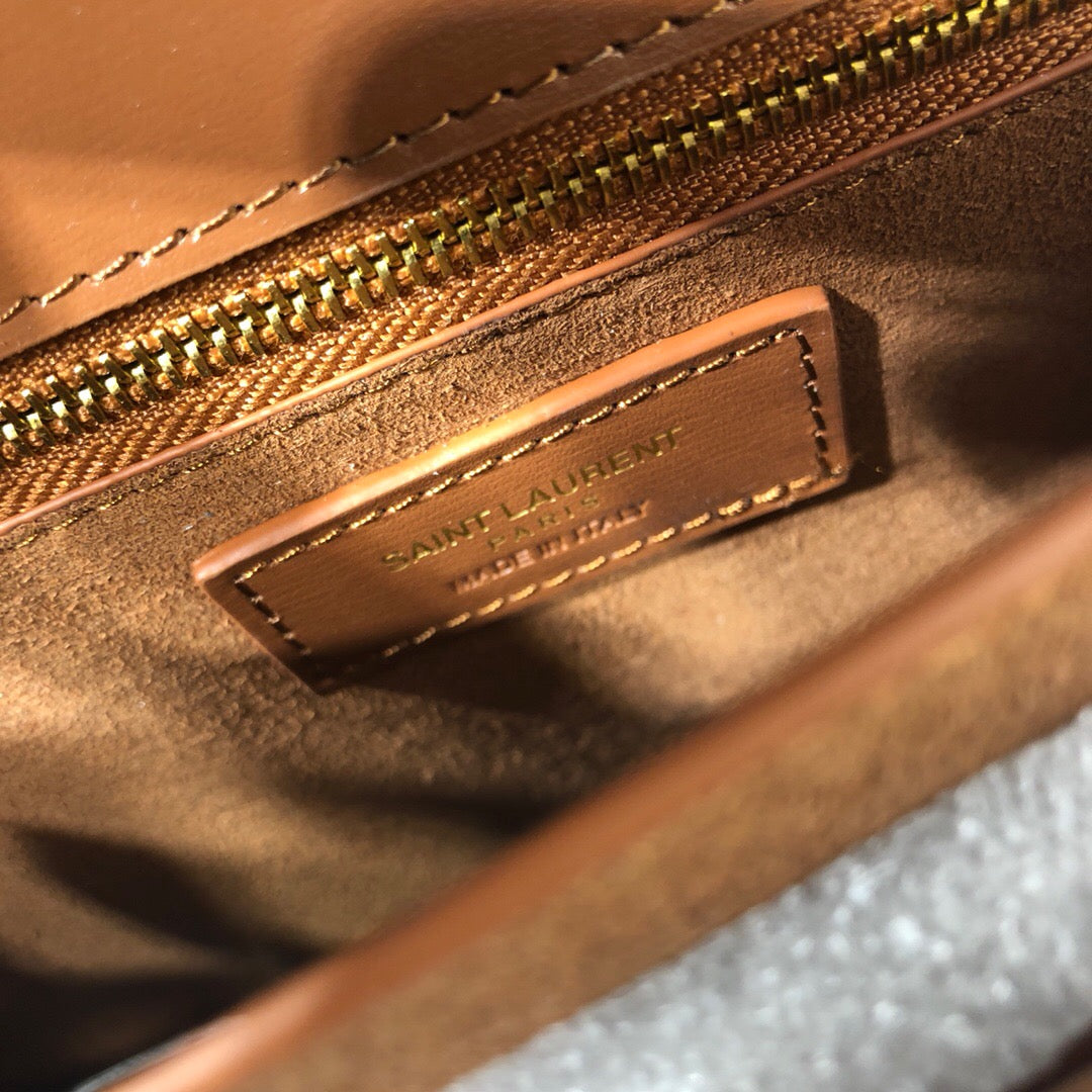 YSSL Le Cassandra Medium Chain Bag In Canvas And BoxNatural Beige For Women 8in/22cm YSL