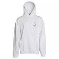 Balenciaga White Cotton Logo Hooded Pullover Oversize Men's Sweater