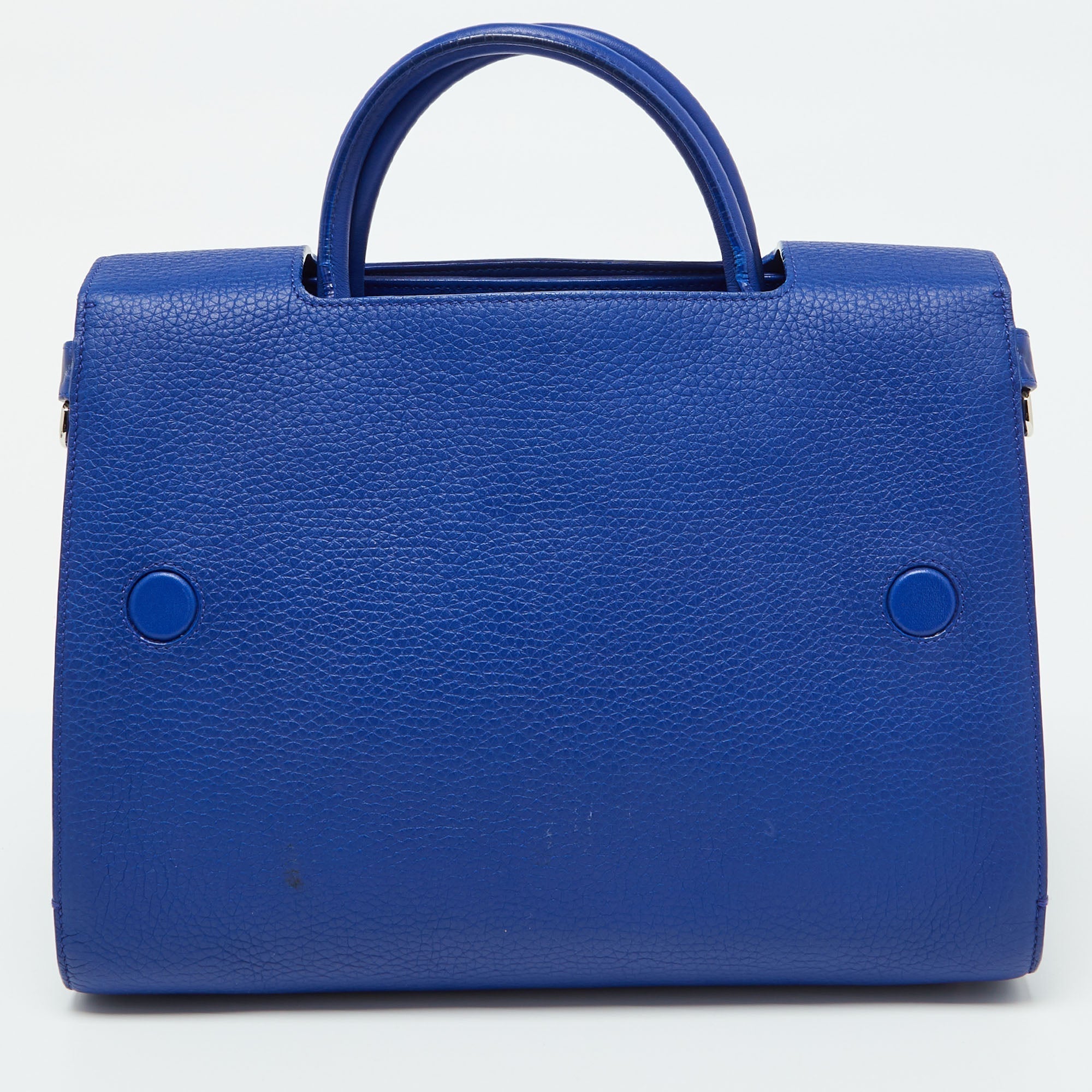 Dior Blue Leather Medium Diorever Tote