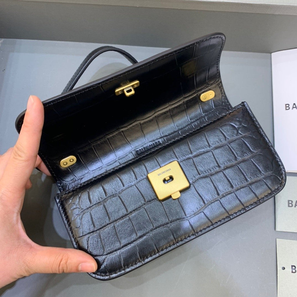 Gossip Small On Chain Shoulder Bag Black, For Women,  Bags 7.4in/19cm
