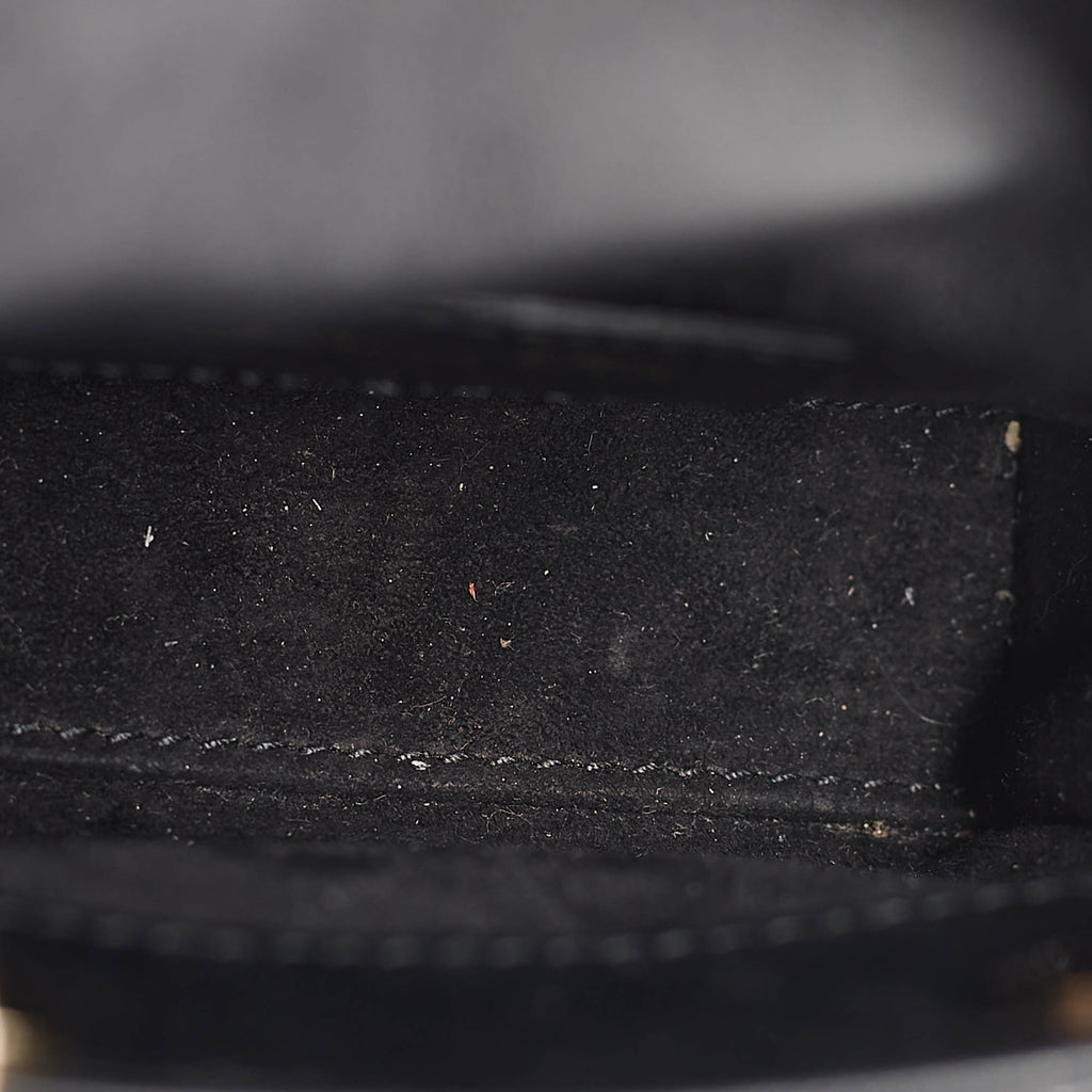 Dior Black Cannage Leather Micro Lady Dior Tote