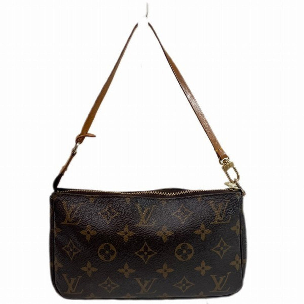 Louis Vuitton Pochette Accessoire  Canvas Clutch Bag