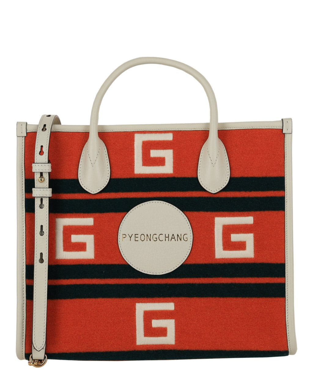 Gucci Mens Pyeongchang Small Embroidered Tote Bag