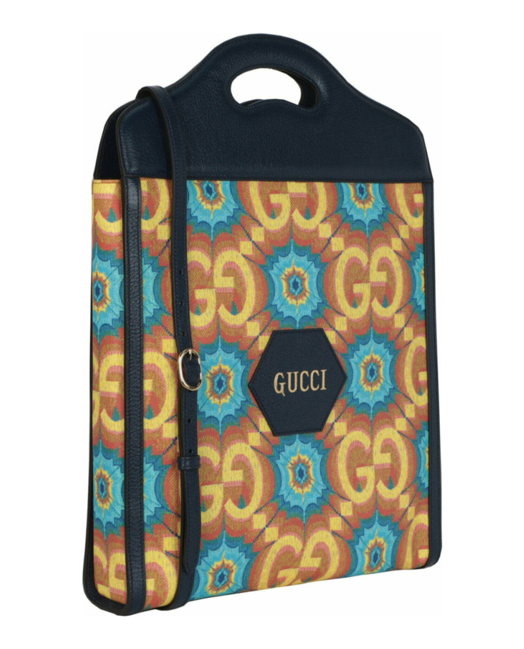 Gucci Womens Gucci Supreme Canvas Kaleidoscope 100th Anniversary Tote