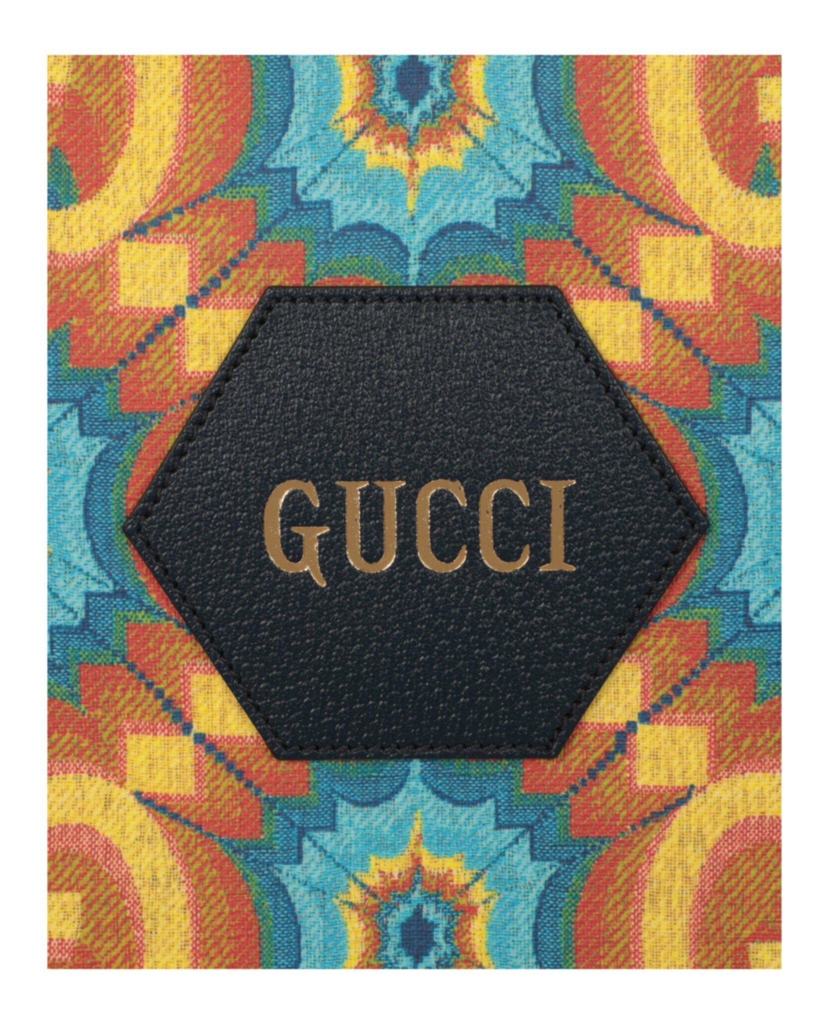 Gucci Womens Gucci Supreme Canvas Kaleidoscope 100th Anniversary Tote