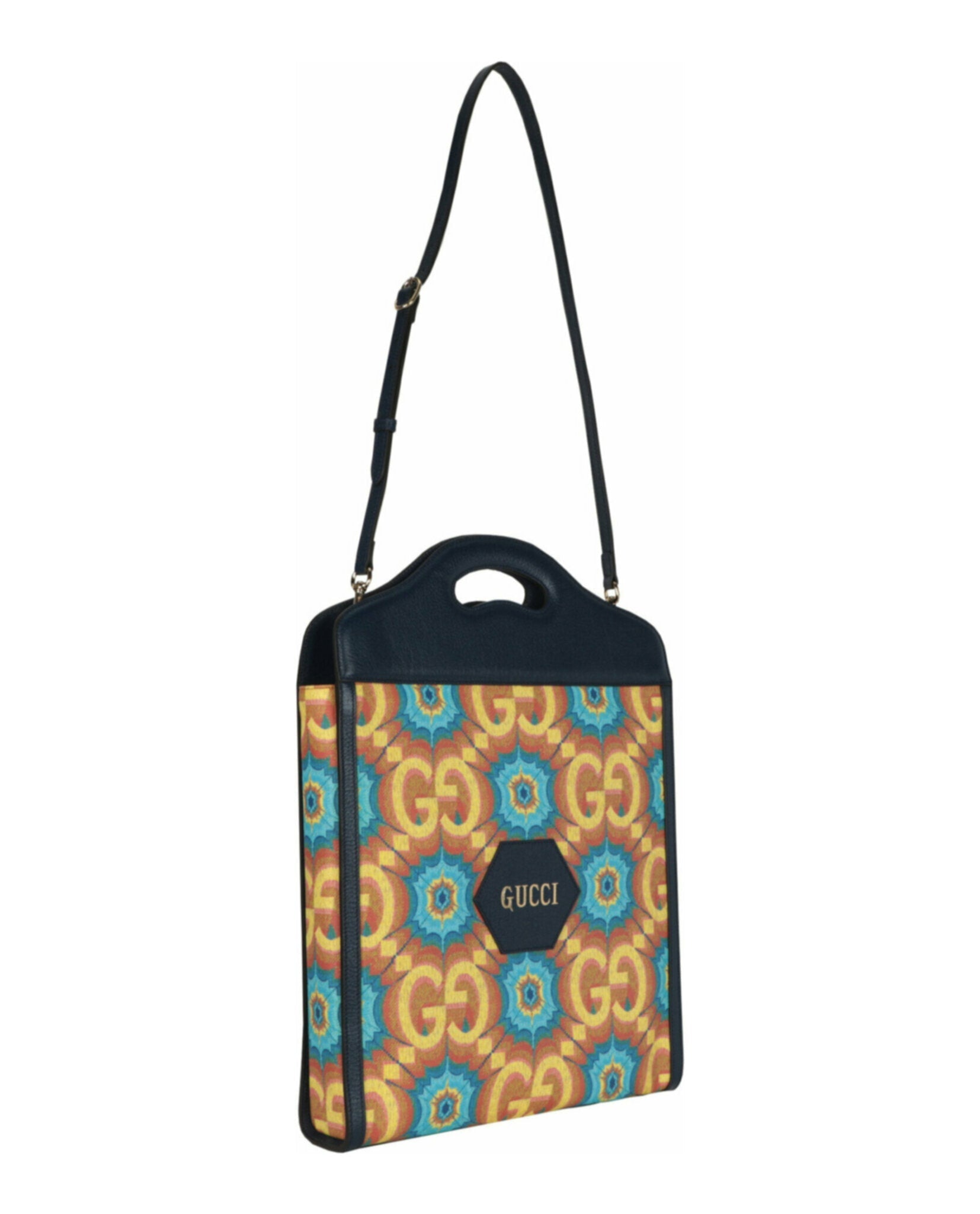 Gucci Womens Gucci Supreme Canvas Kaleidoscope 100th Anniversary Tote