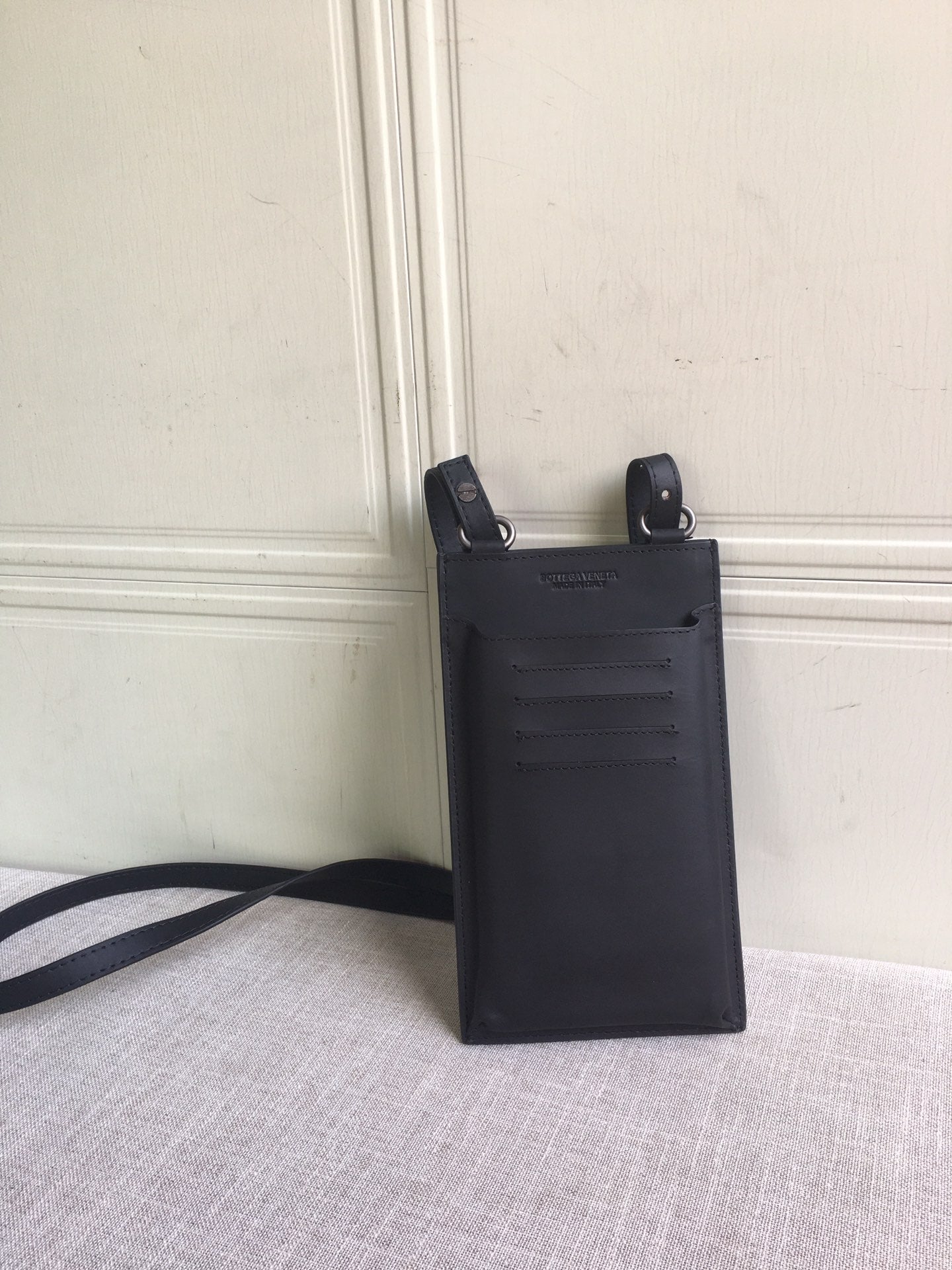 Zipped Card Case Shoulder Black, For Women, Women Bags 7.4in/19cm