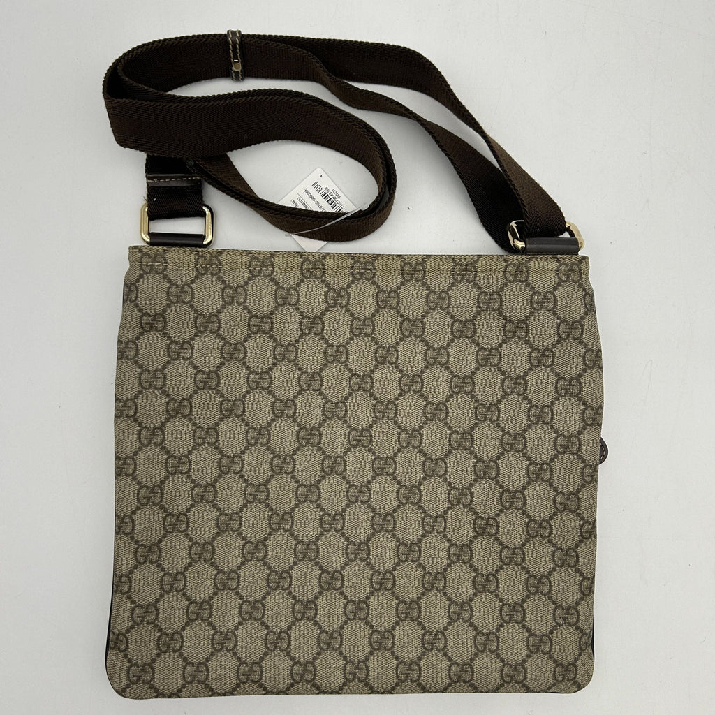 GUCCI Gucci Supreme Canvas Shoulder Crossbody Bag Beige 2120700049388