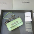 Gossip Small On Chain Shoulder Bag Light Green, For Women,  Bags 7.4in/19cm