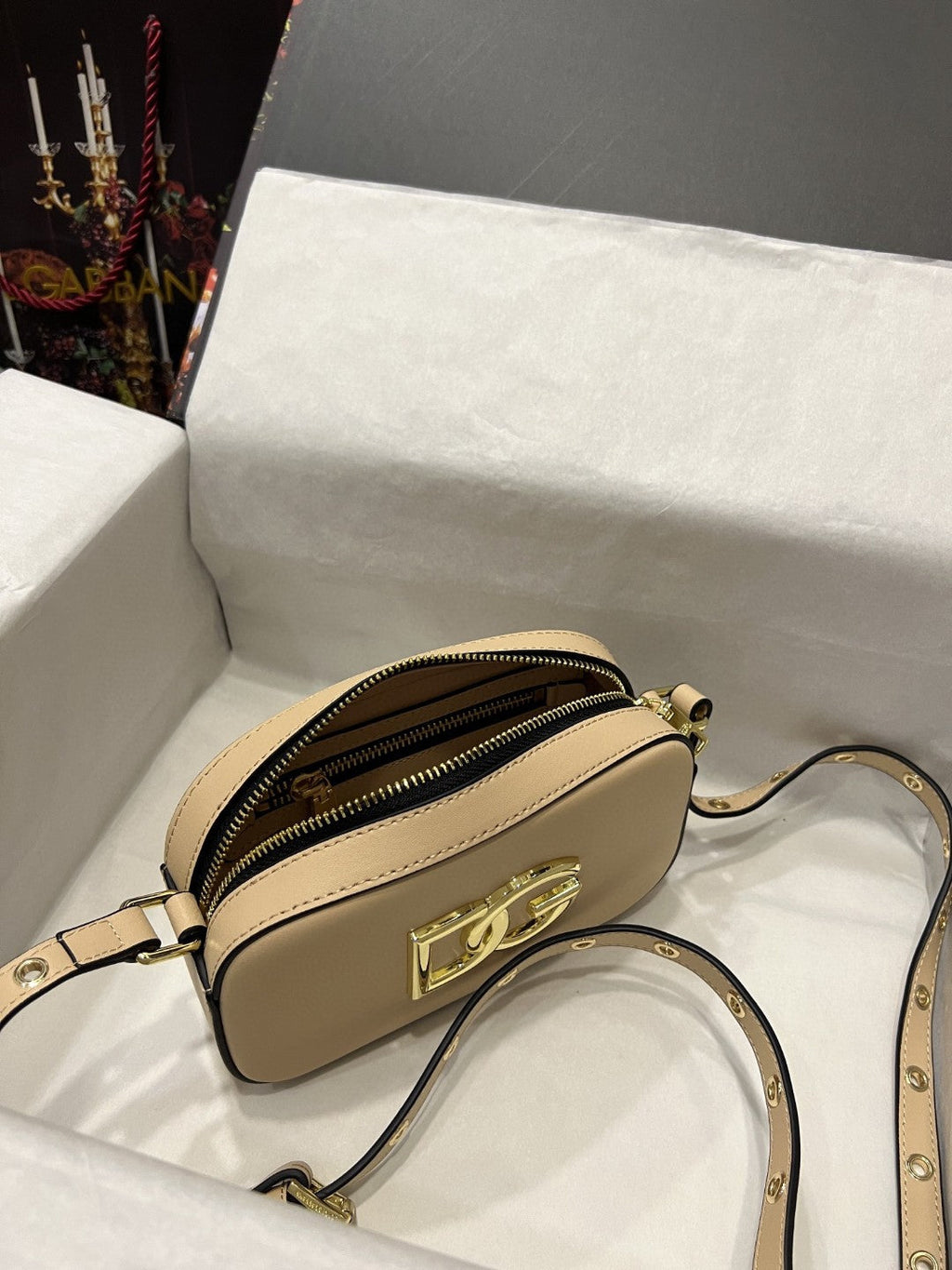 Crossbody 3.5 Bag Beige For Women 7.5in/19cm GLAMI7095AW57680404