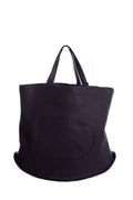 DeLouis Vuittonaux Navy Grained Leather Pin Cabas Shoulder Strap Tote