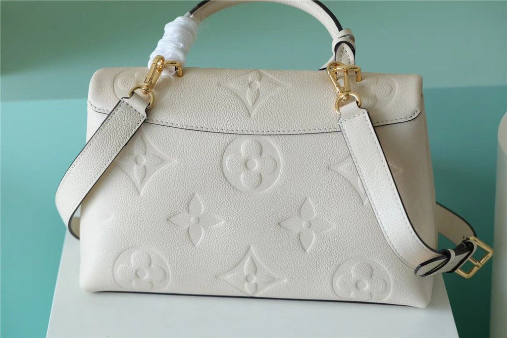 Louis Vuitton Madeleine MM Monogram Empreinte Creme Beige For Women,  Shoulder and Crossbody Bags 11.8in/30cm Louis Vuitton