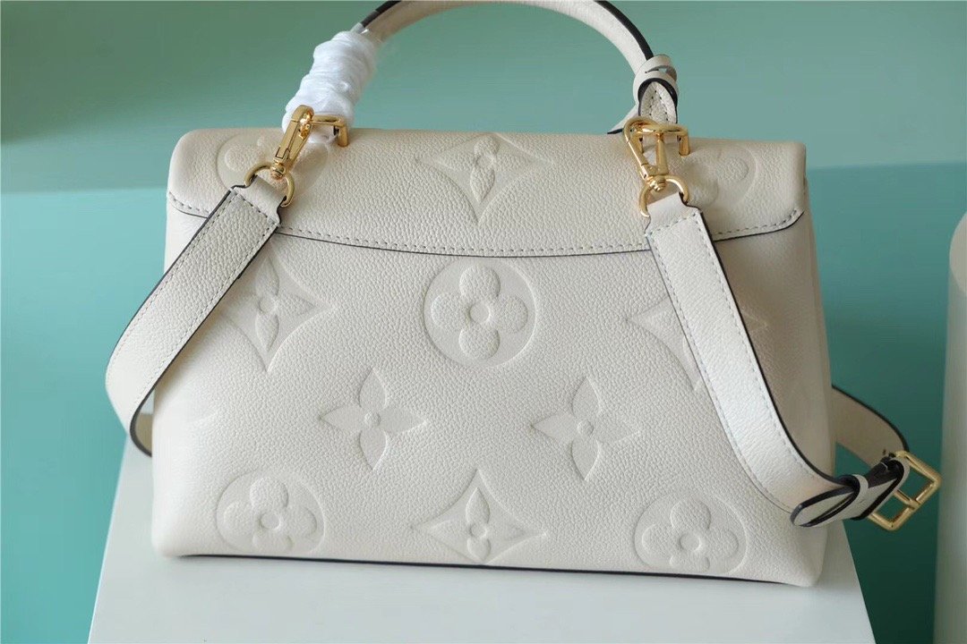 Louis Vuitton Madeleine MM Monogram Empreinte Creme Beige For Women,  Shoulder and Crossbody Bags 11.8in/30cm Louis Vuitton