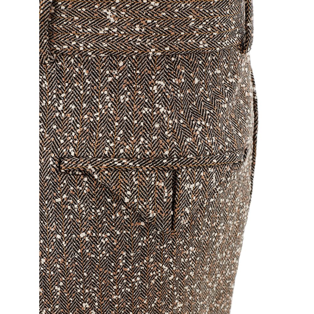 Bottega Veneta Multicolor Viscose Casual Women's Pants