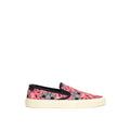 Saint Laurent Pink Cotton Platform Women's Sneakers