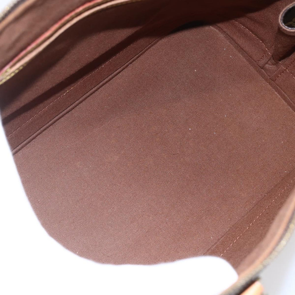 Louis Vuitton Alma Handbag Monogram Canvas Brown Canvas Handbag