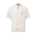 Dior White Polyester Shortsleeve Men's Shirt