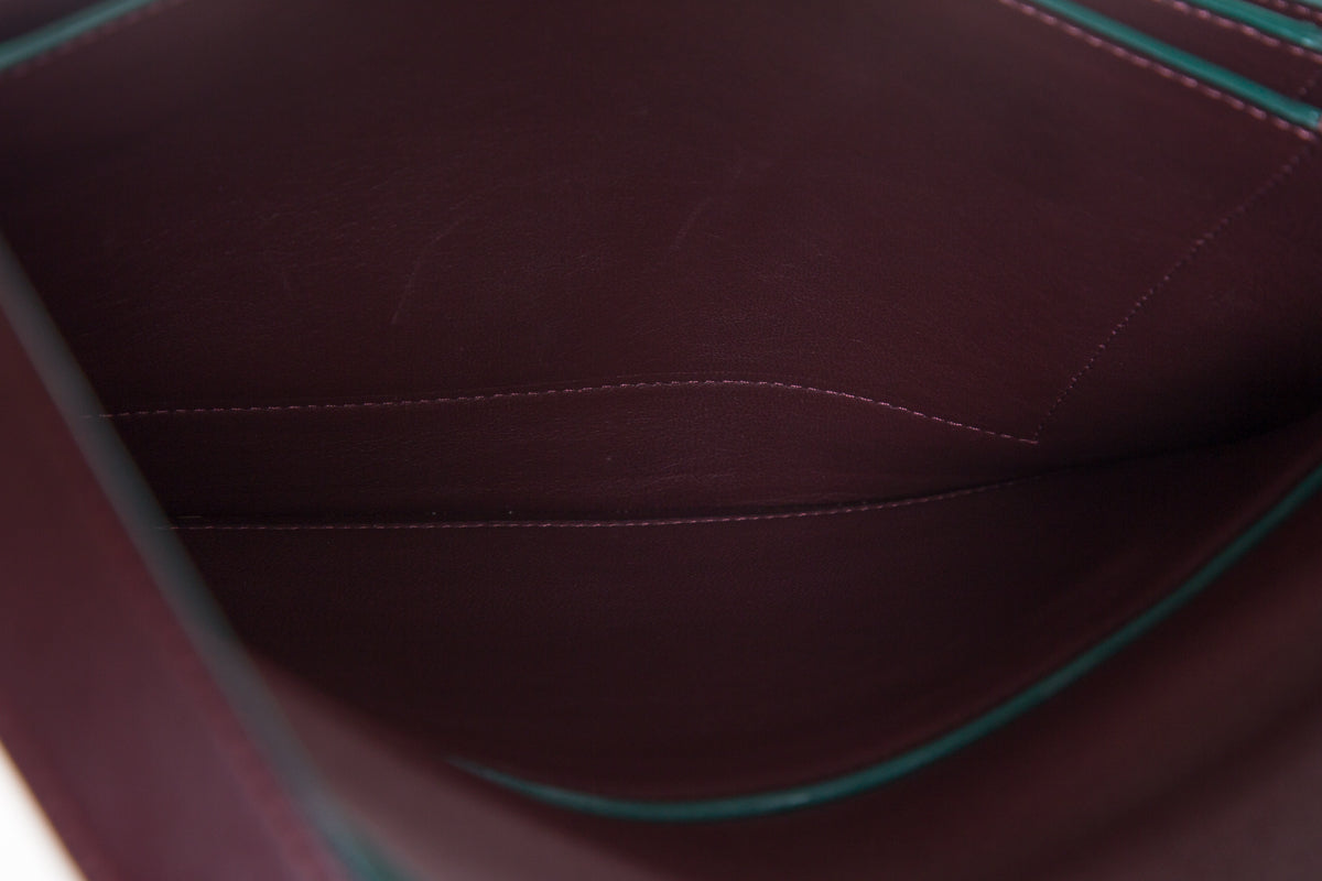 Celineline Multicolor Diamond Suede & Pony Hair Shoulder Bag
