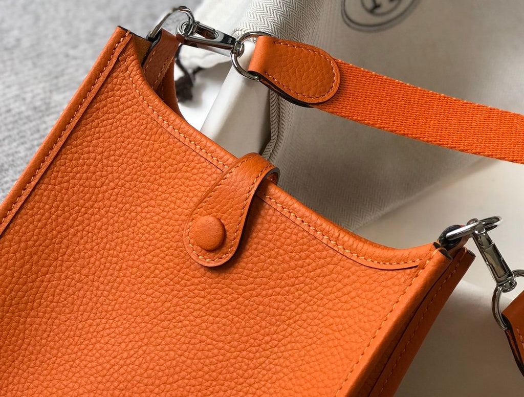 Evelyne 16 Amazone Bag Orange With SiLouis Vuittoner-Toned Hardware For Women, Shoulder And Crossbody Bags 6.3in/16cm