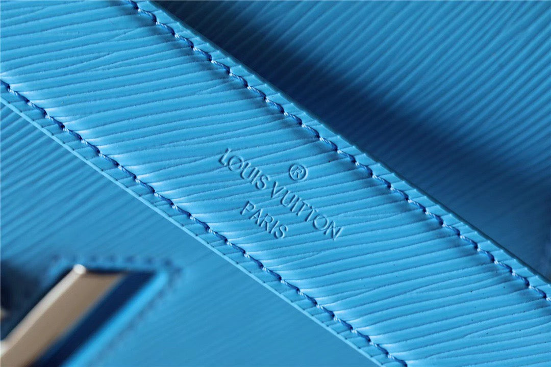 Louis Vuitton Twist MM Epi Blue For Women,  Shoulder And Crossbody Bags 9.1in/23cm Louis Vuitton
