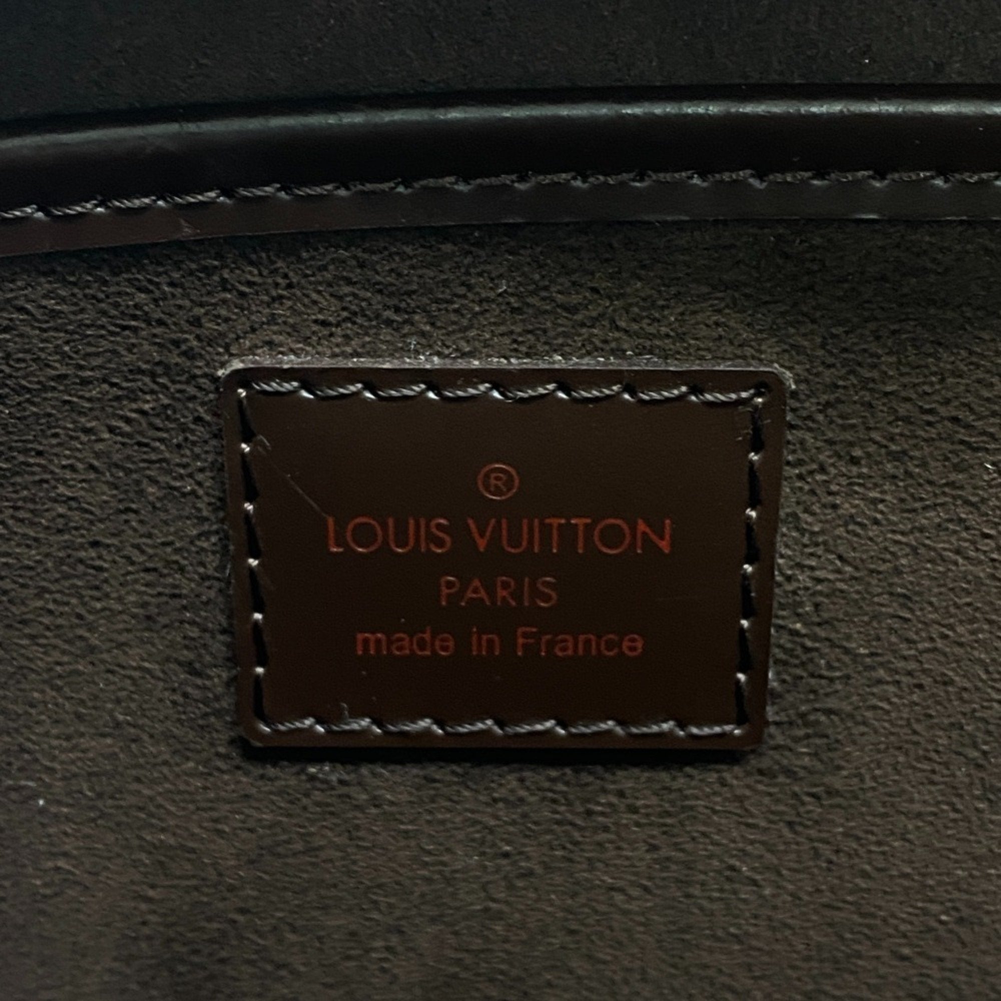 Louis Vuitton Saint Louis  Leather Clutch Bag