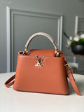 Louis Vuitton Capucines BB Taurillon And Python Brown For Women,  Shoulder And Crossbody Bags 10.4in/27cm Louis Vuitton N97980