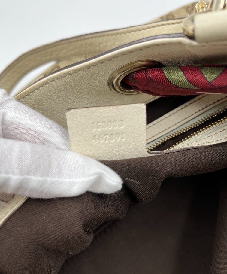 Gucci Positano Tote Bag with Scarf