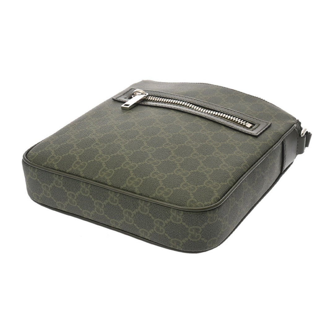 Gucci Green Pvc Shoulder Bag (Pre-Owned)