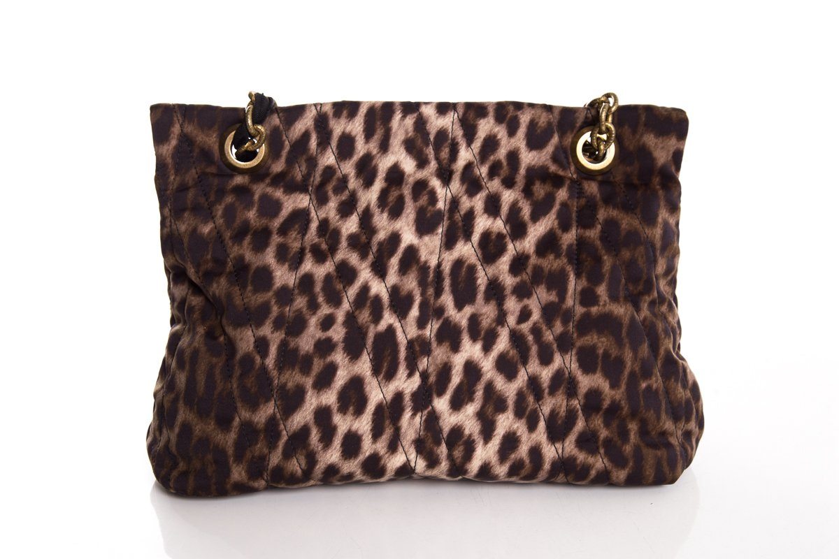 Lanvin Leopard Happy Shoulder Bag