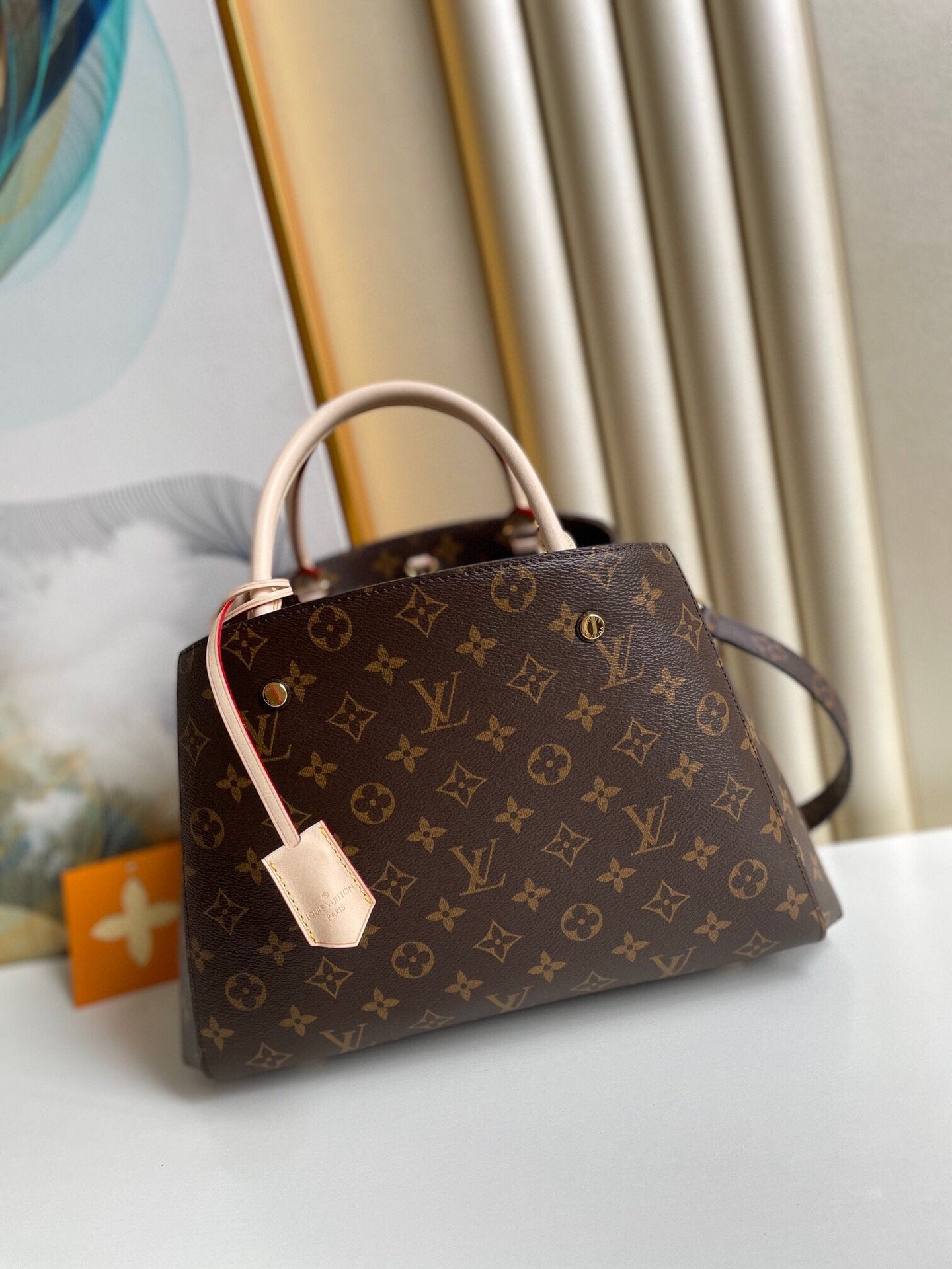 Louis Vuitton Montaigne MM Monogram Canvas For Women,  Shoulder And Crossbody Bags 13in/33cm Louis Vuitton M41056