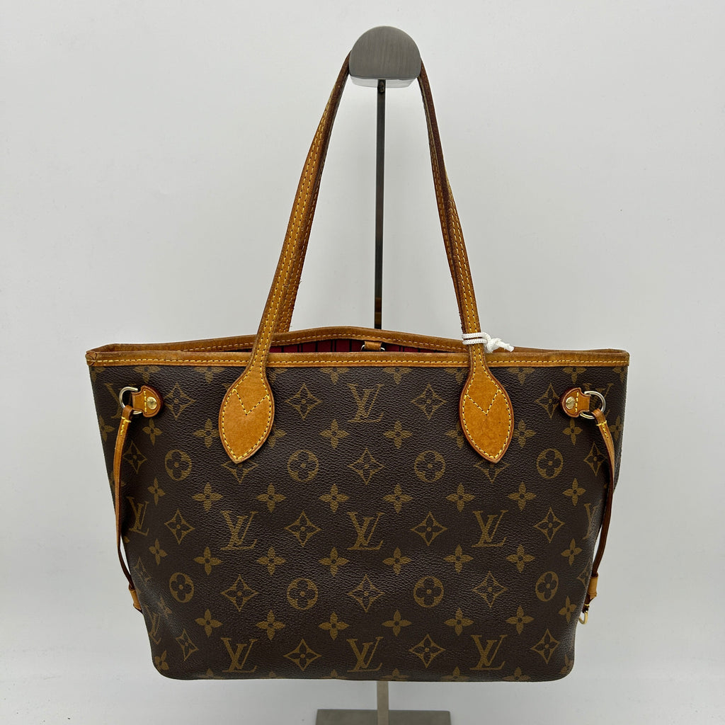 Louis Vuitton Neverfull MM Monogram Brown Shoulder Tote Bag